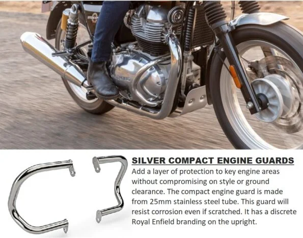 Silver Compact Engine Guards (2)