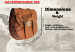 Tan Saddle Bag With Super Meteor Saddle stay (1)