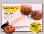 Tan Saddle Bag With Super Meteor Saddle stay (1)